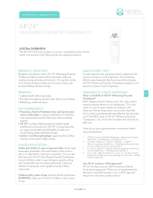 25754 ap24 whitening toothpaste plaque reduction