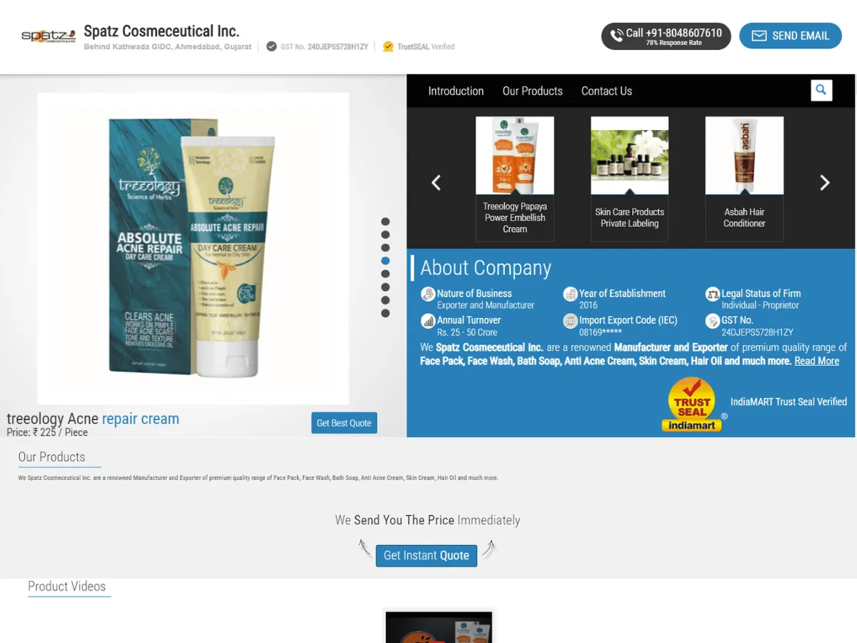 25765 skin whitening ingredients