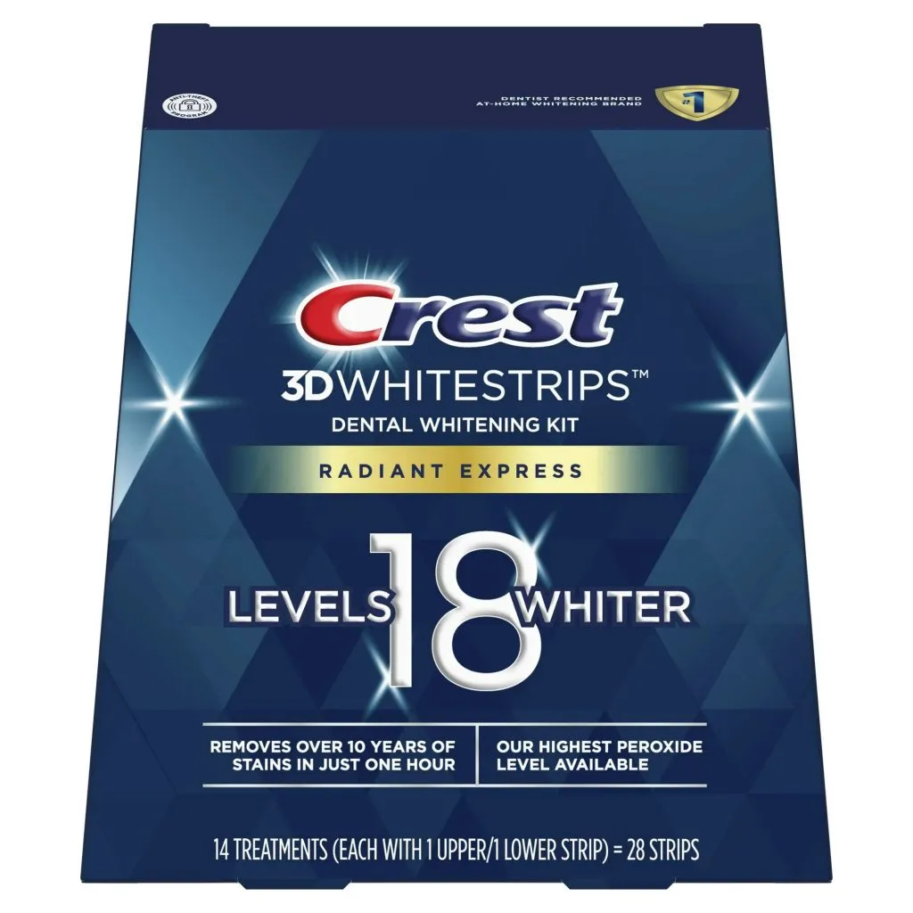 25848 crest whitening strips application