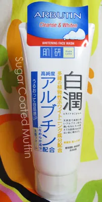 25852 hada labo whitening face wash application